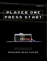 Player One Press Start Concert Band sheet music cover